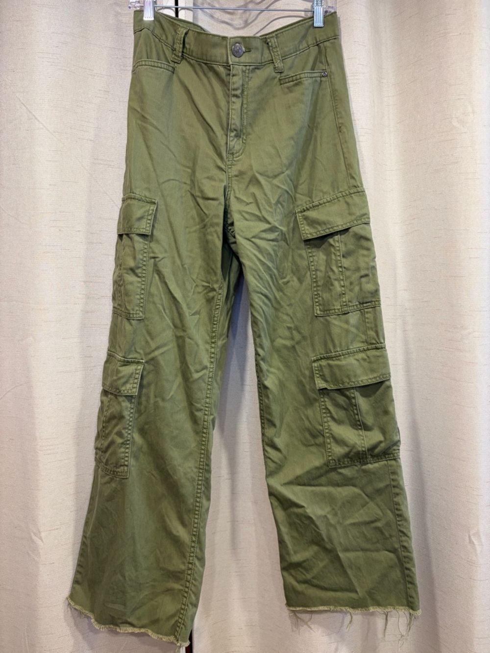 SOFIA Olive Green Cargo Pants